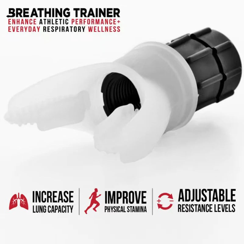 Lung Capacity Abdominal Breathing Trainer Breathing Exercise for Lungs Exercise Endurance Equipment Portable Fitness Equipment